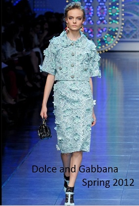 Dolce and Gabbana Spring 2012, Pastel Palette trend